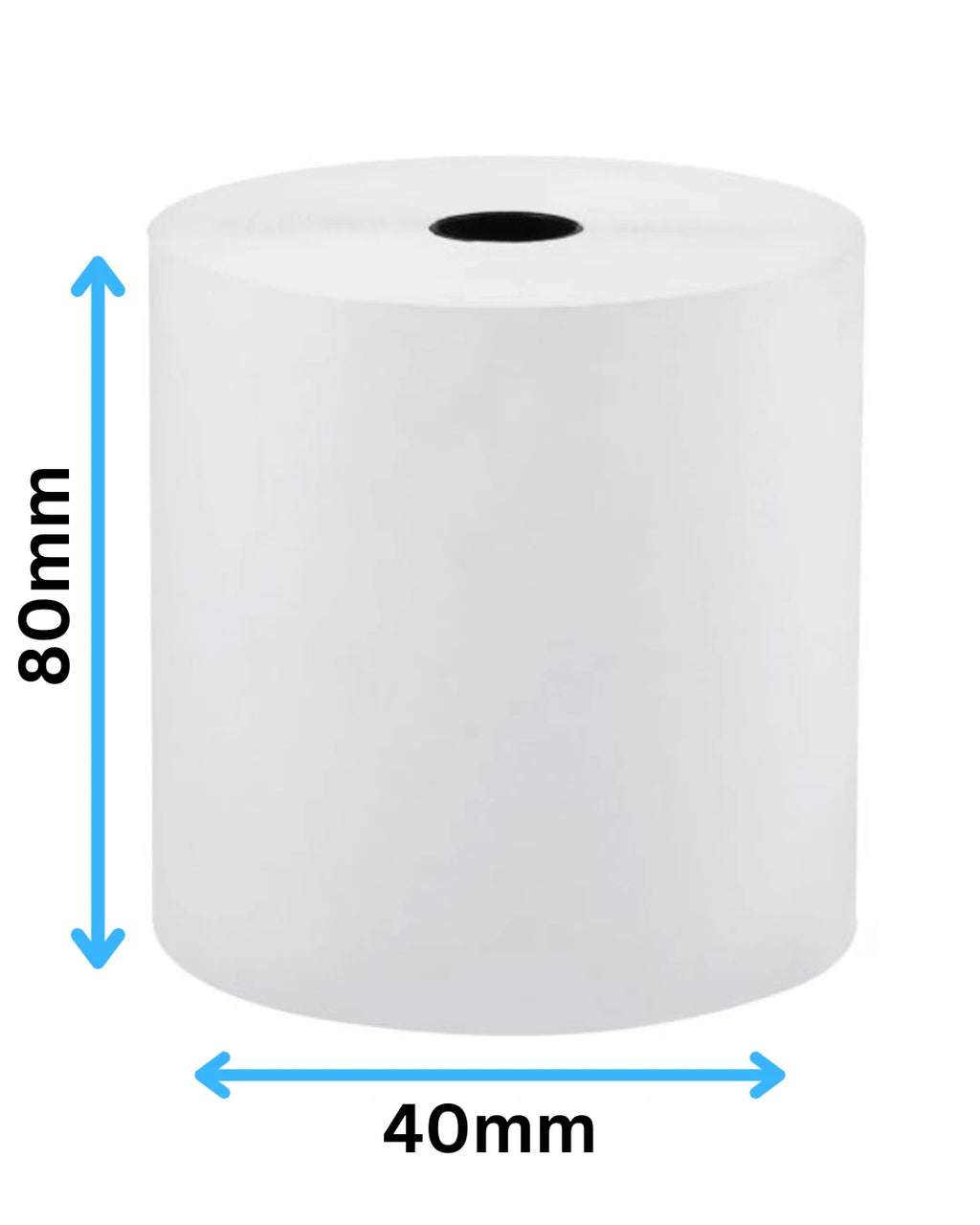 Thermal Till Rolls 80x40 (Box Of 20 Rolls) Just/Uber Eats Rolls 65 GSM, BPA FREE