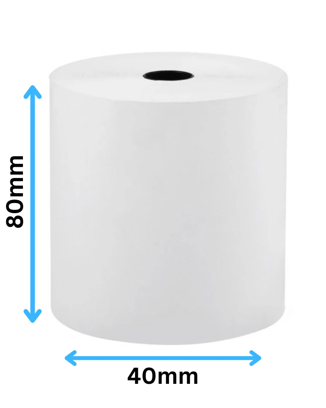 Thermal Till Rolls 80x40 (Box Of 40 Rolls) Just/Uber Eats Rolls 65 GSM, BPA FREE